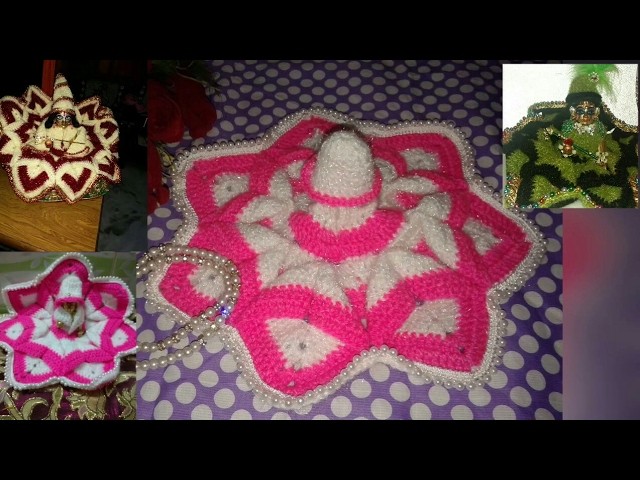 Part 1.5.how to make.Beautiful.Crochet.dress.for.Bal gopal ji.kanha ji.laddu gopal.“Hare krishna ji”