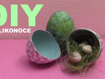 Velikonoční DIY vajíčka z papíru