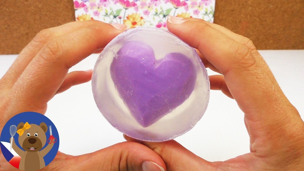 Udělej si sám dvoubarevné mýdlo | Mýdlo se srdíčkem | Nápady na dárky