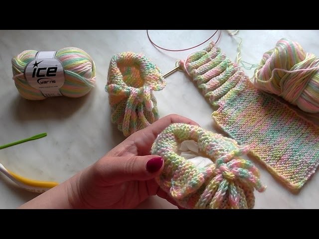 Škola pletení: jednoduché bačkůrky pro miminko, 1. díl