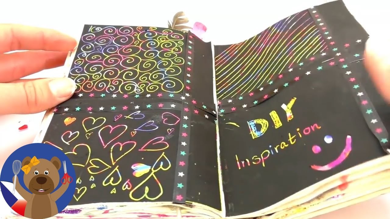 Znič tuhle knihu - černá strana se promění v barevnou - super nápad