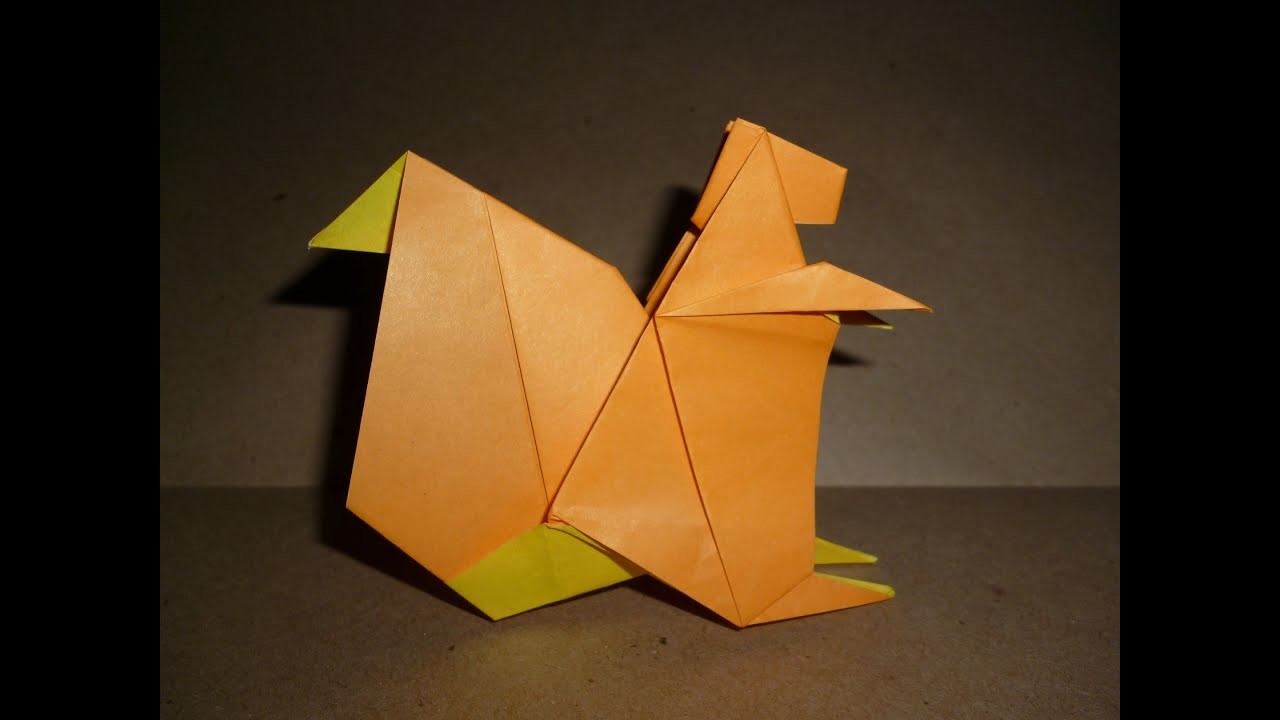 Origami Squirrel Instructions (Frantisek Grebenícek)