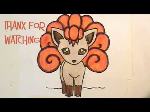 Draw an EXQUISITE Vulpix! Step by Step Pokemon No. 037 Tutorial