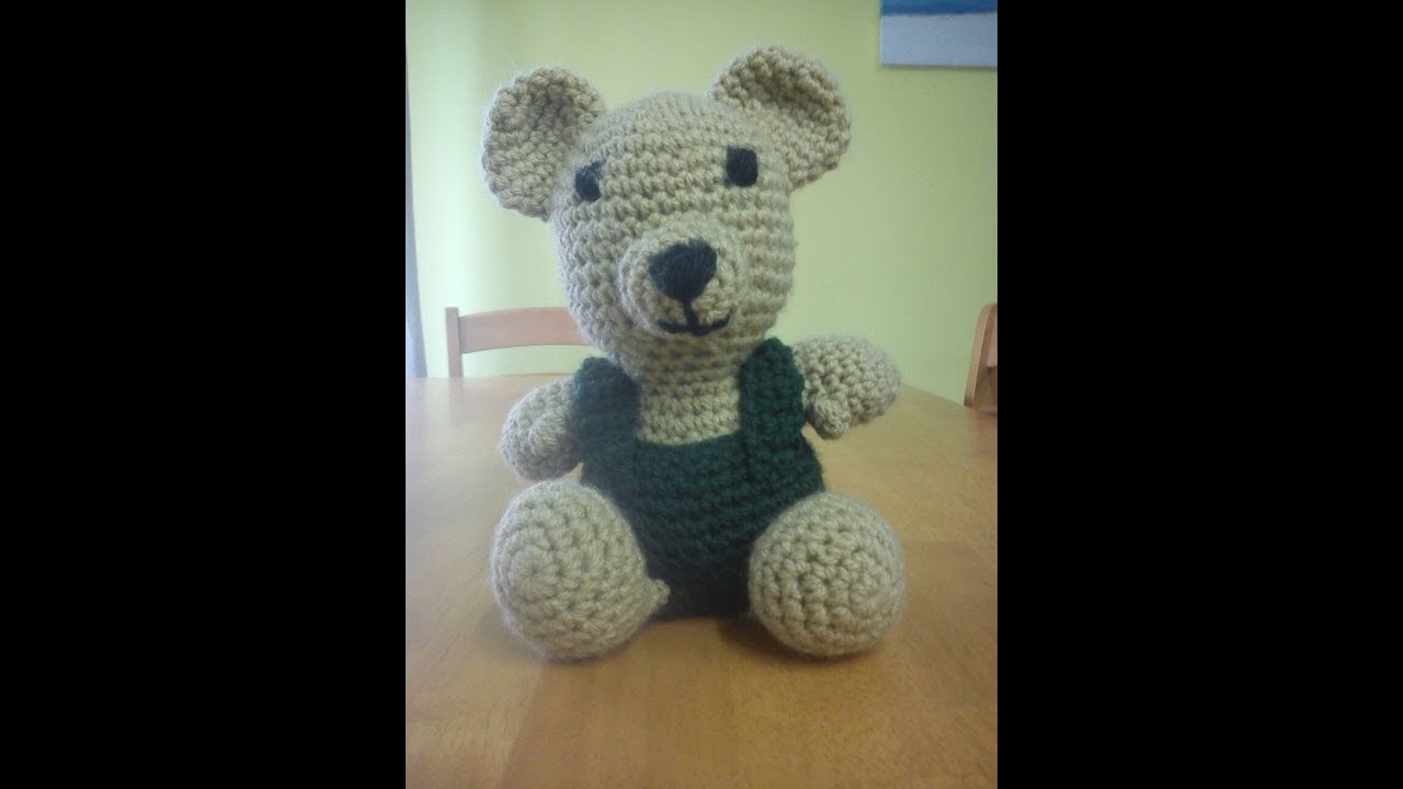 Háčkovaná hračka - medvídek - 2. část - crochet bear