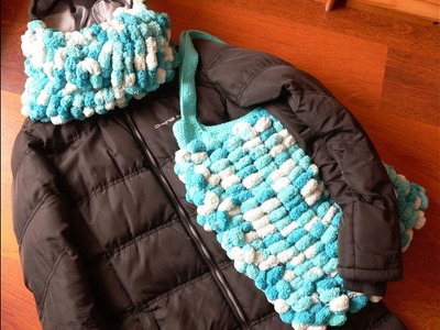Kabelka pletená na hrábích.netradiční pletení.Winter Handbag.Unusual Knitting