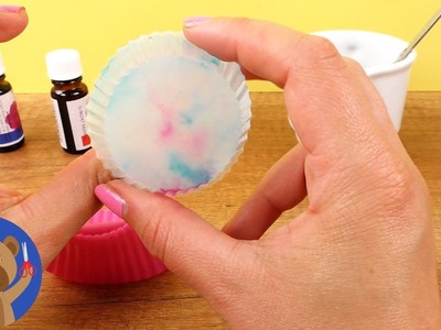 Pěnové mýdlo DIY - mýdlo ve formě na muffiny - roztomilý nápad na dárek - DIY soap