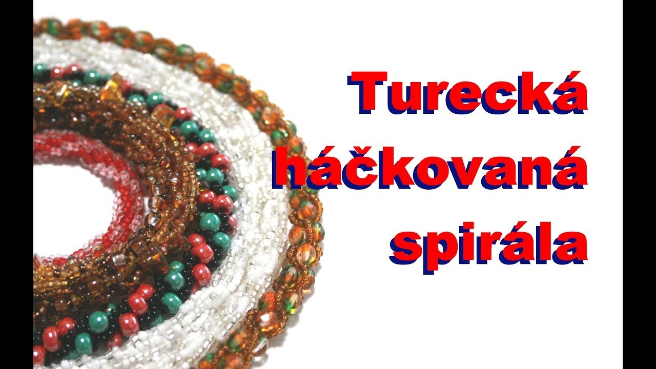 Turecká háčkovaná spirála. Turkish crochet rope
