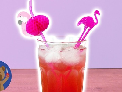 Flamingo COCKTAIL na LÉTO | Osvěžující růžový nápoj bez alkoholu | DIY