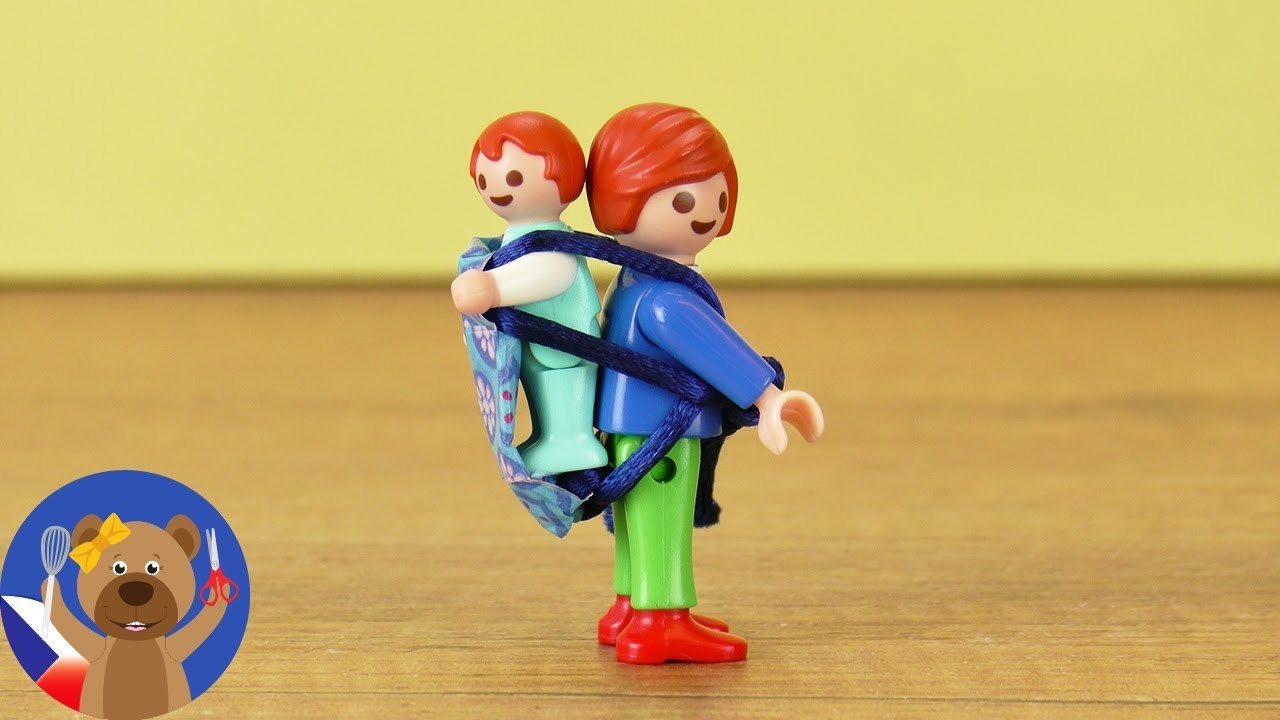 Playmobil - Julián nosí Emu | Baby nosítko pro rodiče a sourozence - DIY
