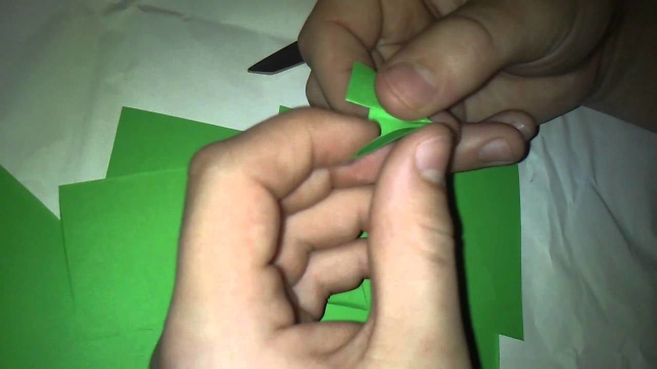 Český 3D origami návod pro začátečníky část 1