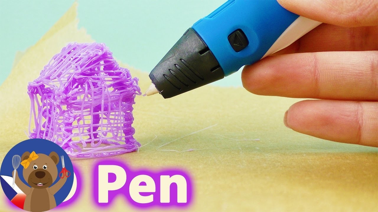 3D Pen - první test s 3 D tužkou - 3D dům | Victorstar 3D Pen Unboxing