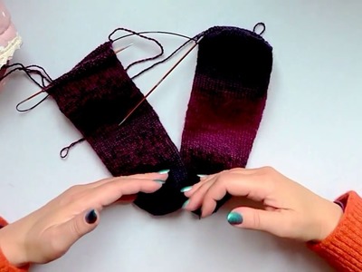 Pletení ponožek pro lidi s nízkým nártem 1. díl, Škola #pletení #Katrincola