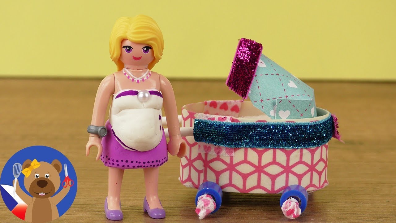 Playmobil kočárek pro Next Topmodel Romy | DIY pro těhotnou figurku Playmobil