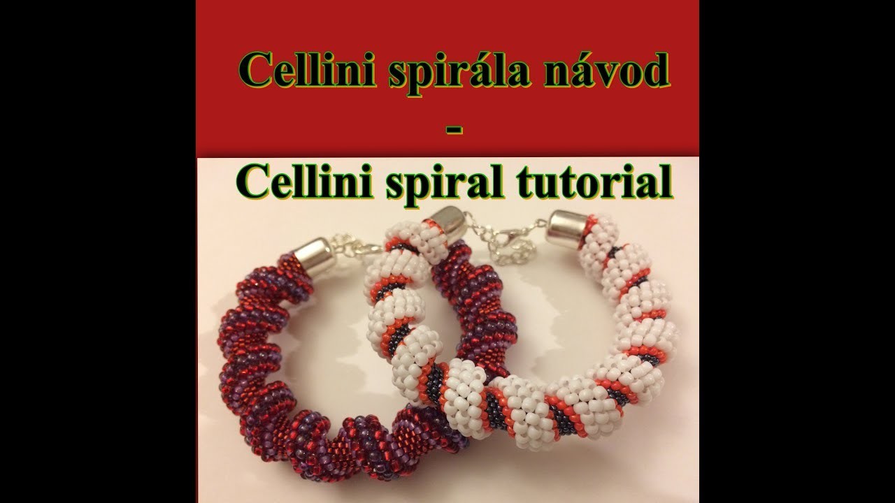 Cellini spirála video návod. Cellini spiral tutorial
