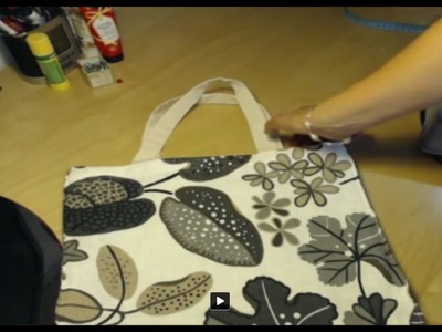 DIY - Komentovaný návod, jak ušit nákupní tašku.