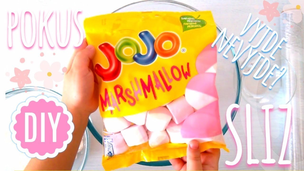 Pokus # 1 o Sliz z Marshmallows | DIY Fun ???? by www.vavavushop.cz