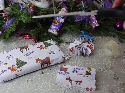 DIY Vypečený vánoční papír Milka