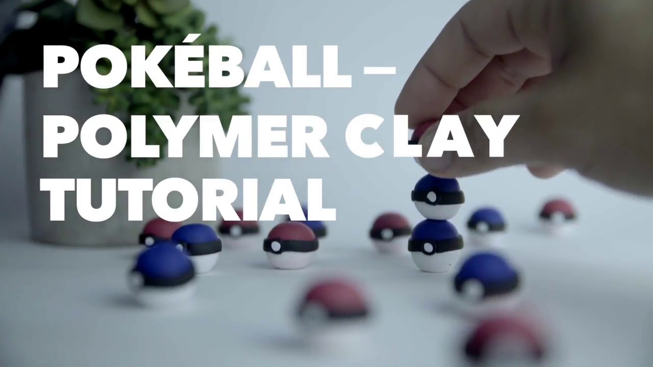 Poké Ball (Pokémon) — Polymer Clay Tutorial