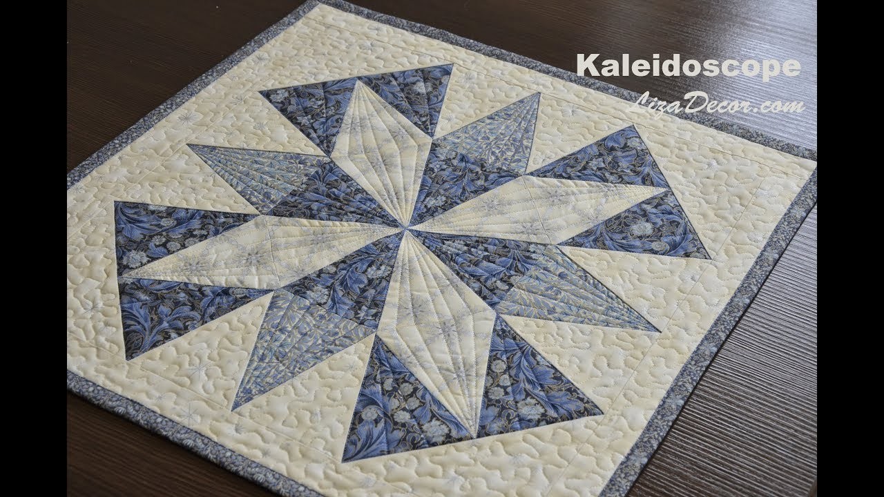 Patchwork Kaleidoscope - Tutorial Lizadecor.com Kaleidoskop