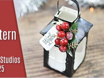Make a  Christmas Paper Lantern +Tonic Studios Craft Kit 25