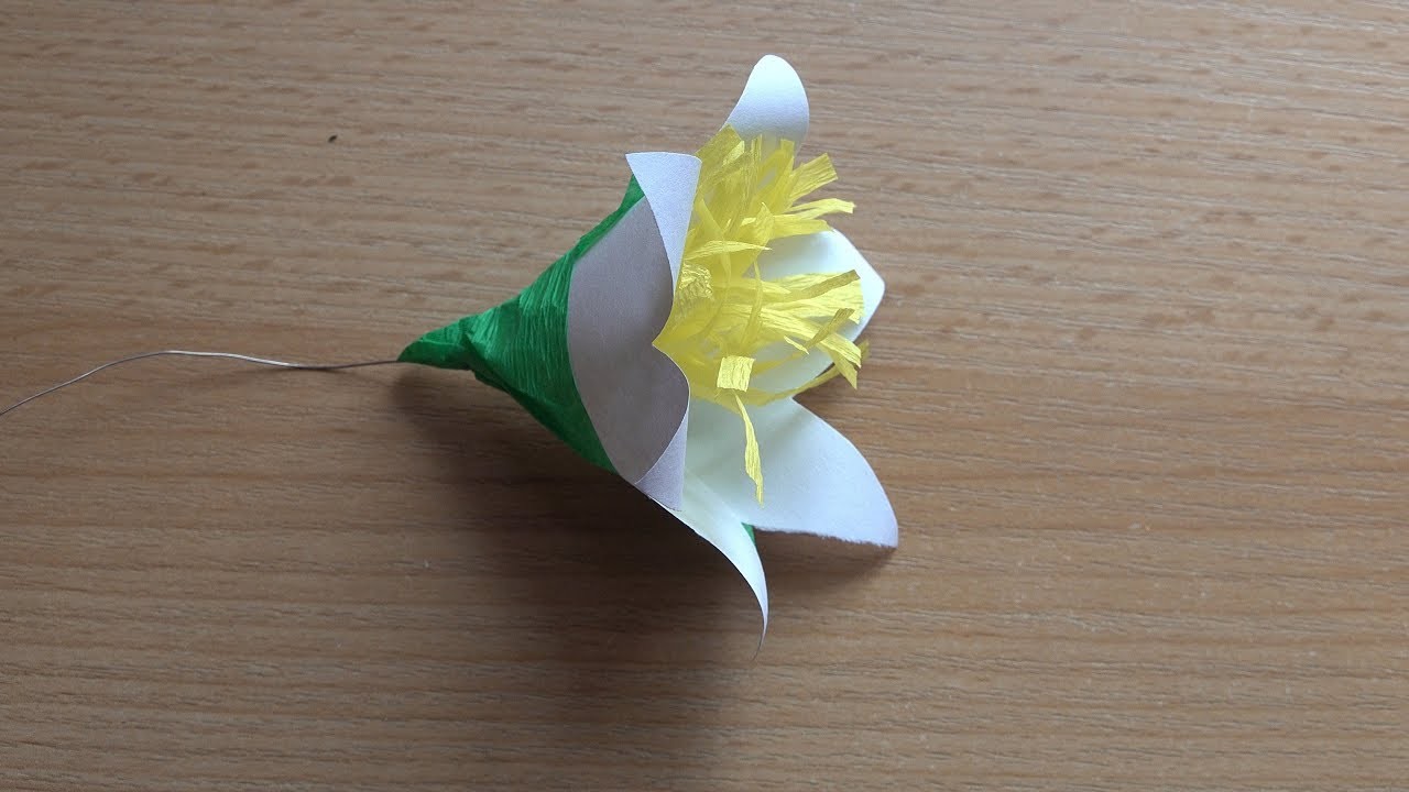 Vlčnovské zdobení - lilie z papíru (návod). Vlčnov Decorations – Paper Lily Flower