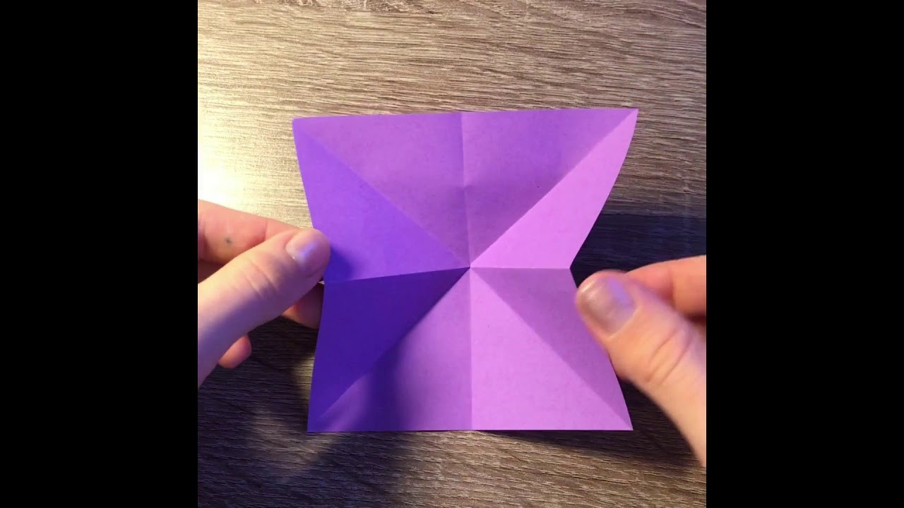 Origami motýlek - video tutorial