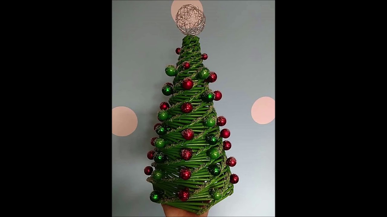 Pletení z papíru - Adventní a Vánoční téma (Christmas tree, knitting from paper)