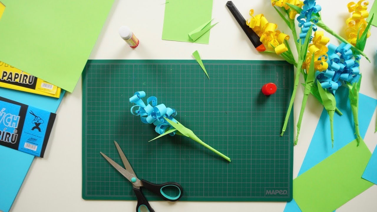Jak vyrobit papírovou kytku? | BOBO Blok