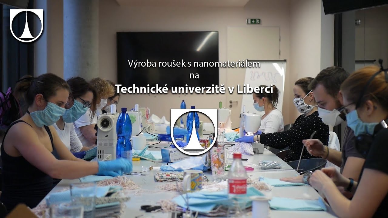 Nano roušky na Technické univerzitě v Liberci