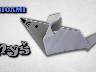 Origami Myš - jak složit myš z papíru