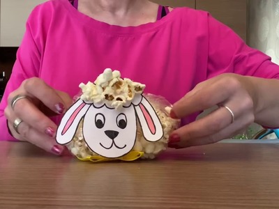 DIY | VELIKONOČNÍ OVEČKA Z POPCORNU