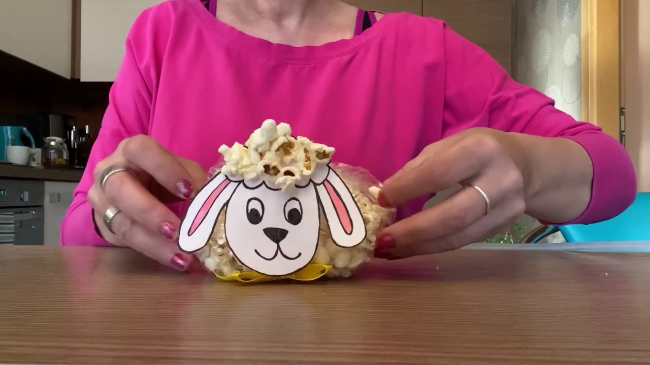 DIY | VELIKONOČNÍ OVEČKA Z POPCORNU