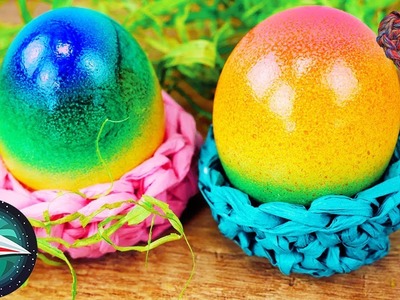 Háčkované košíčky na velikonoční vajíčka | Jednoduchý nápad na velikonoční výzdobu | Návod