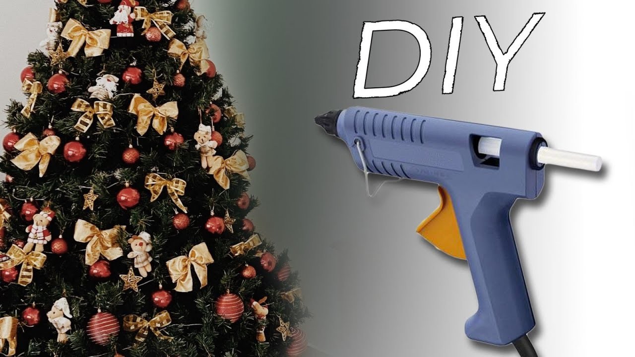 Ёлочные Новогодние игрушки из Термоклея своими руками. DIY Christmas Tree Decorations of hot glue