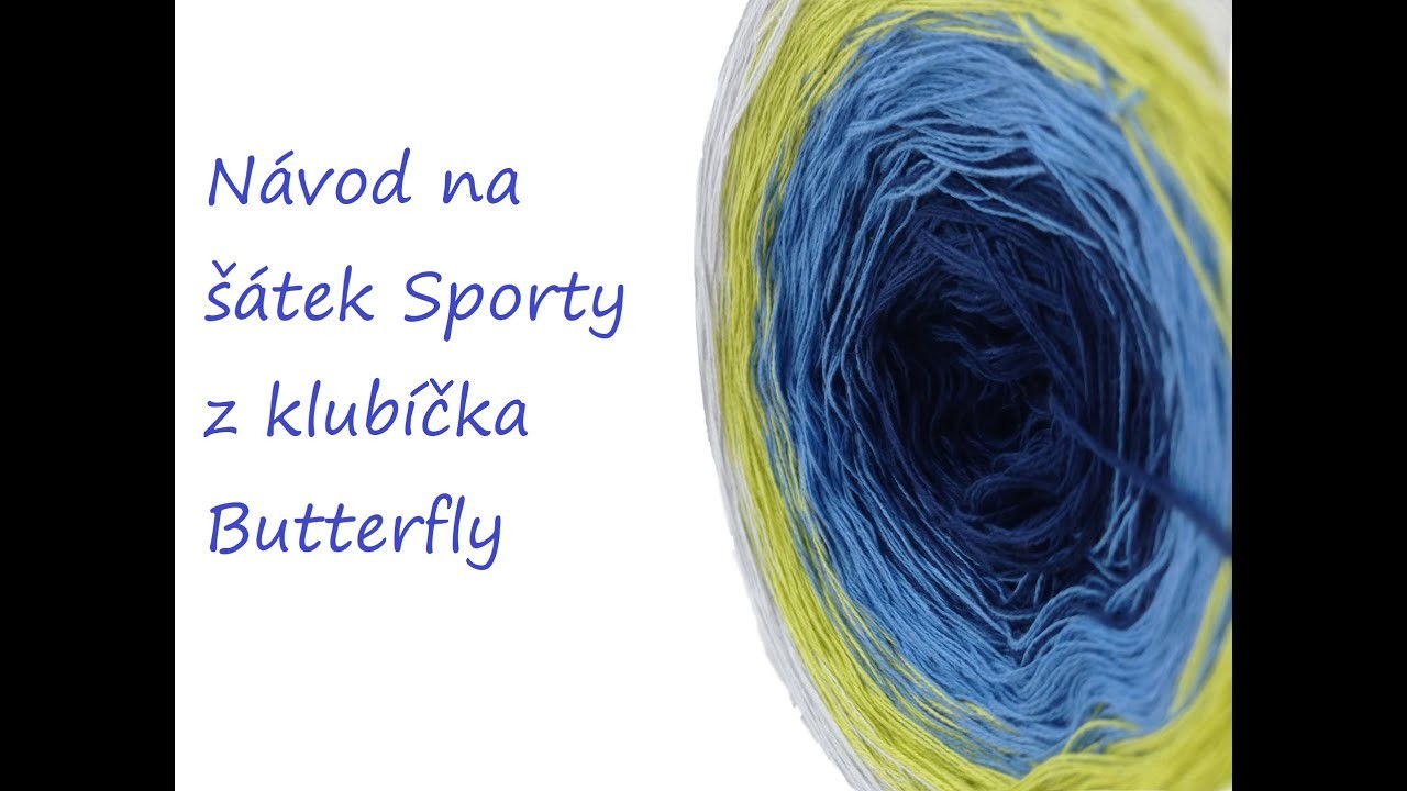 Šátek Sporty z klubíčka Butterfly