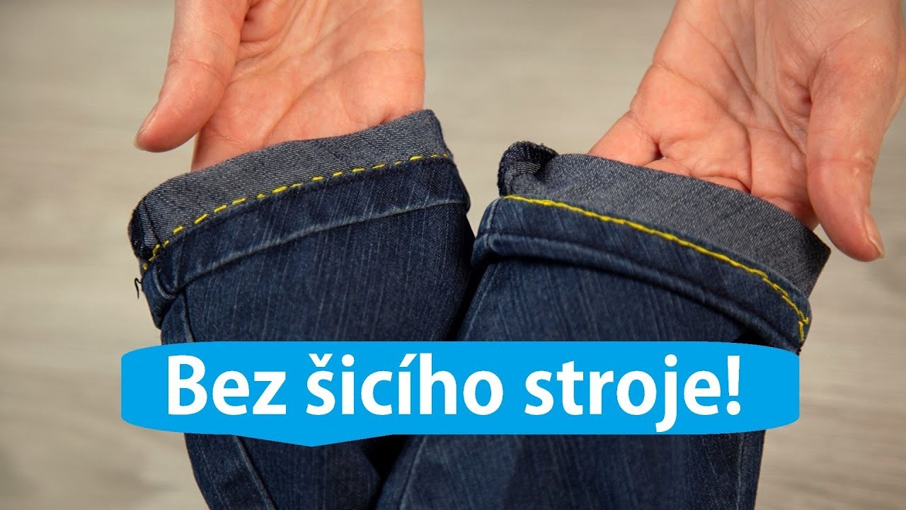 Jak si doma zkrátit džíny bez šicího stroje - 2 rychlé a jednoduché metody!| Perfektní