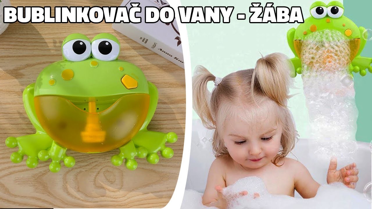 Bublinkovač do vany - žába