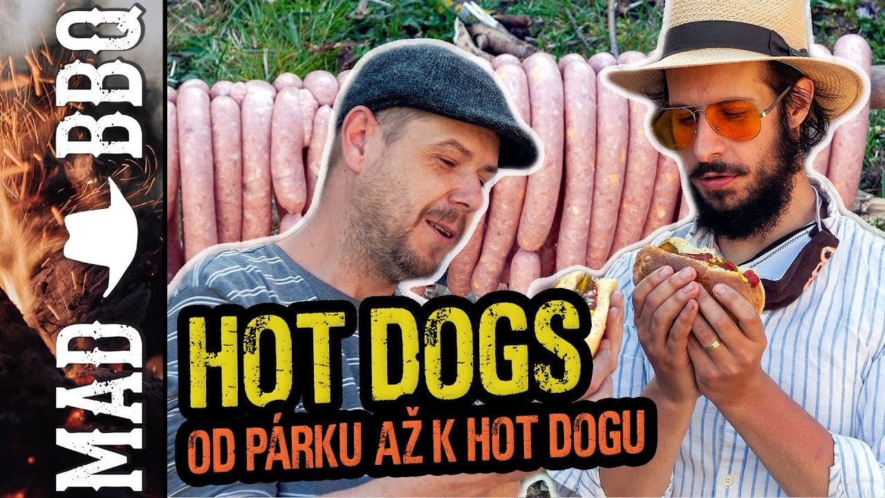 DOMÁCÍ HOT DOG | Od párku až k hot dogu | Jak vyrobit domácí frankfurtský párek |  MAD BBQ