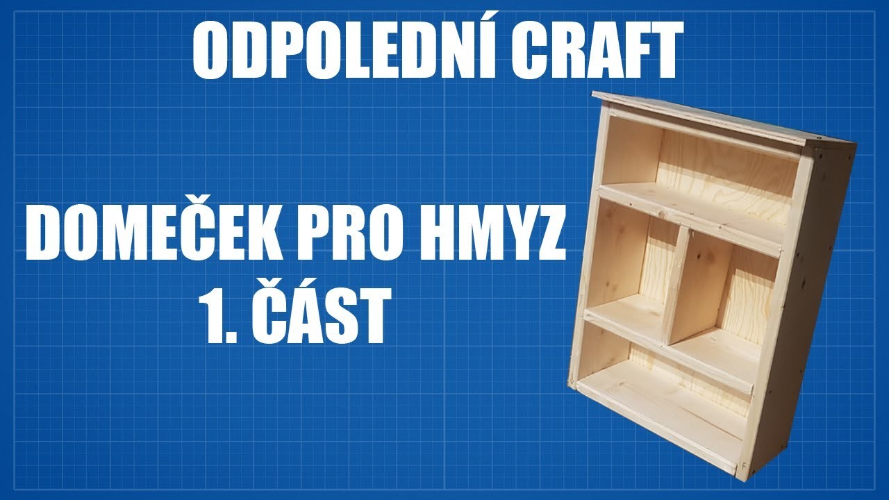 Odpolední Craft - DIY Domeček Pro Hmyz (1. část)