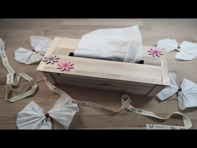 Krabička na kapesníky ???? z dřevěných lamelek |DIY| Popsicle sticks @katebossdiy