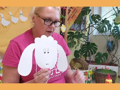 Velikonoční ovečka z papíru ????