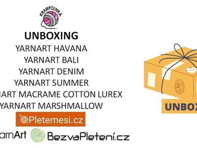 Unboxing YarnArt s PletemeSi.cz a Sleva
