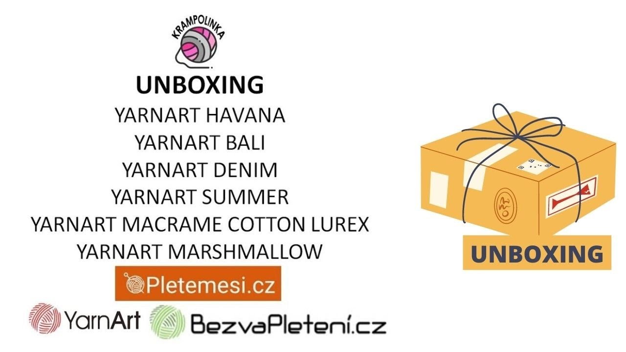 Unboxing YarnArt s PletemeSi.cz a Sleva