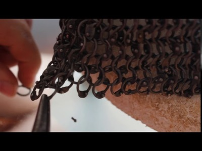 Pletení kroužkové kukly (nýtovaná)