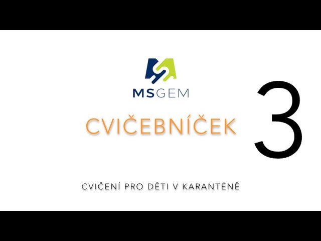 CVIČEBNÍČEK - 3. DÍL (DOMÁCÍ CVIČENÍ pro děti v karanténě - TENIS, CVIČENÍ, PROTAŽENÍ)