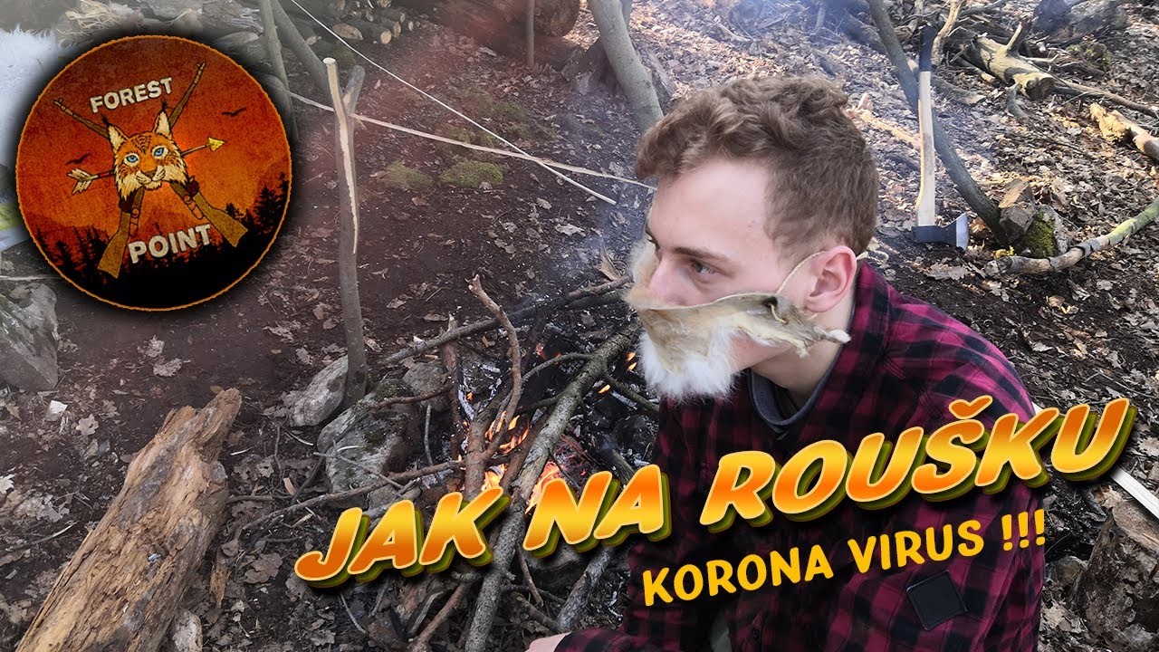 Kožená rouška.Jak vyrobit roušku v přírodě.Corona virus !!!