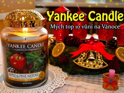 Yankee Candle:Mých top 10 vůní na Vánoce ????????⛄️❄️