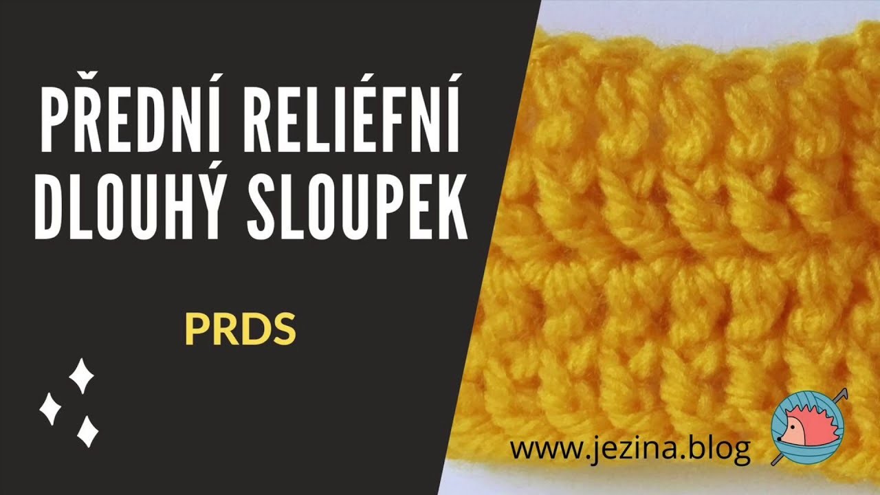 Přední reliéfní dlouhý sloupek PRDS