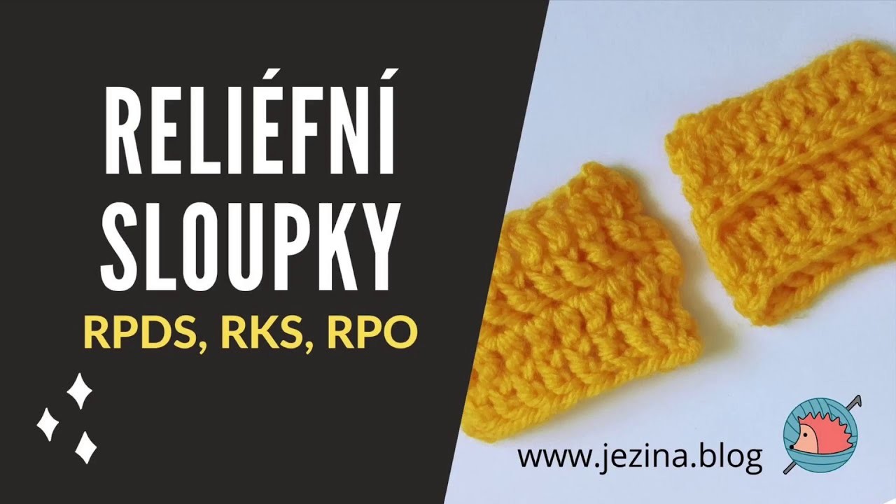 Reliéfní sloupky - PDS, KS, PO