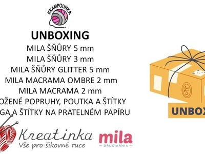 Unboxing šnůry Mila od Kreatinka.cz
